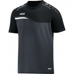 JAKO Sport-Tshirt Competition 2.0 anthrazit/schwarz Jungen